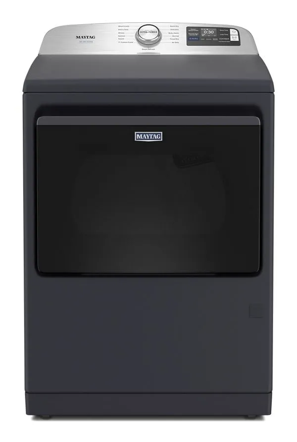 Maytag Smart Top Load Dryer W/ Pet Pro Option In Midnight Steel