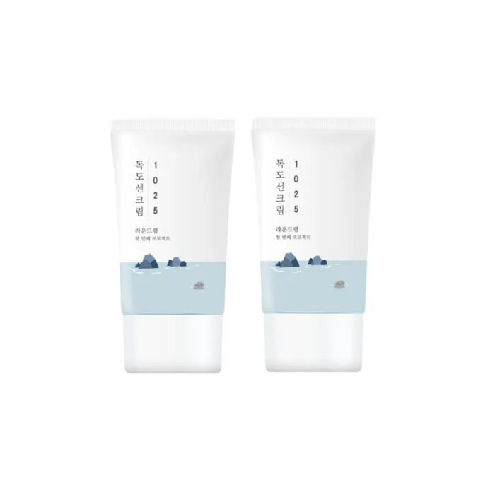 Round Lab - 1025 Dokdo Sun Cream SPF50+ PA++++ - 50ml (2ea) Set