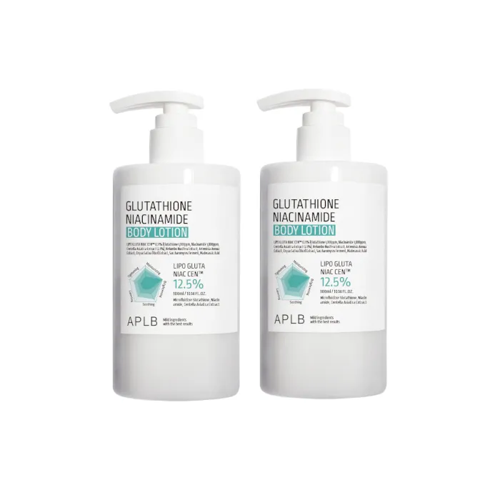 APLB - Glutathione Niacinamide Body Lotion - 300ml (2ea) Set