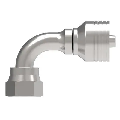 Danfoss 4s Series Crimp Hose Fittings Female Ors Swivel 90 Elbow 1 7/16 In An 12