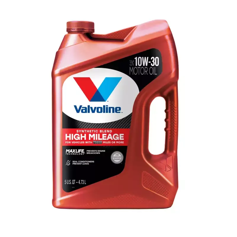 Valvoline Maxlife High Mileage Motor Oil 10w30 Synthetic Blend 5 Qt Us