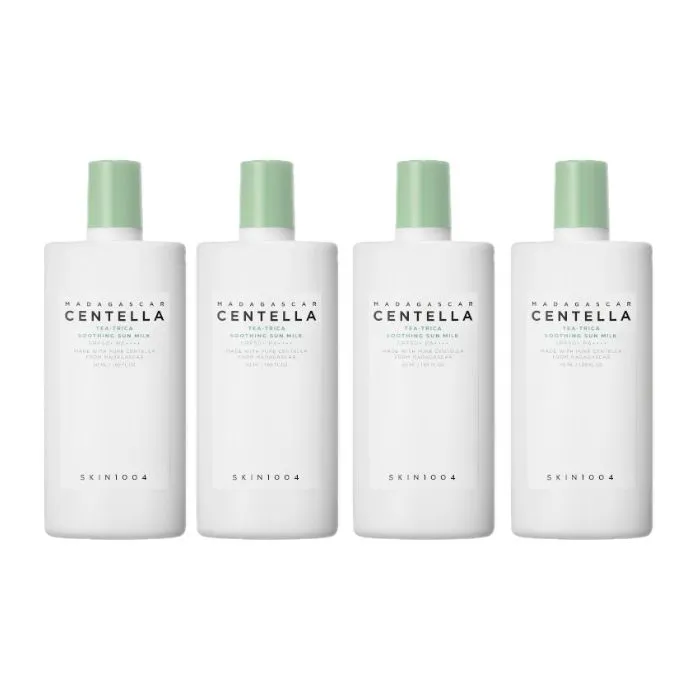 SKIN1004 - Madagascar Centella Tea-Trica Soothing Sun Milk SPF50+ PA++++ - 50ml (4ea) Set