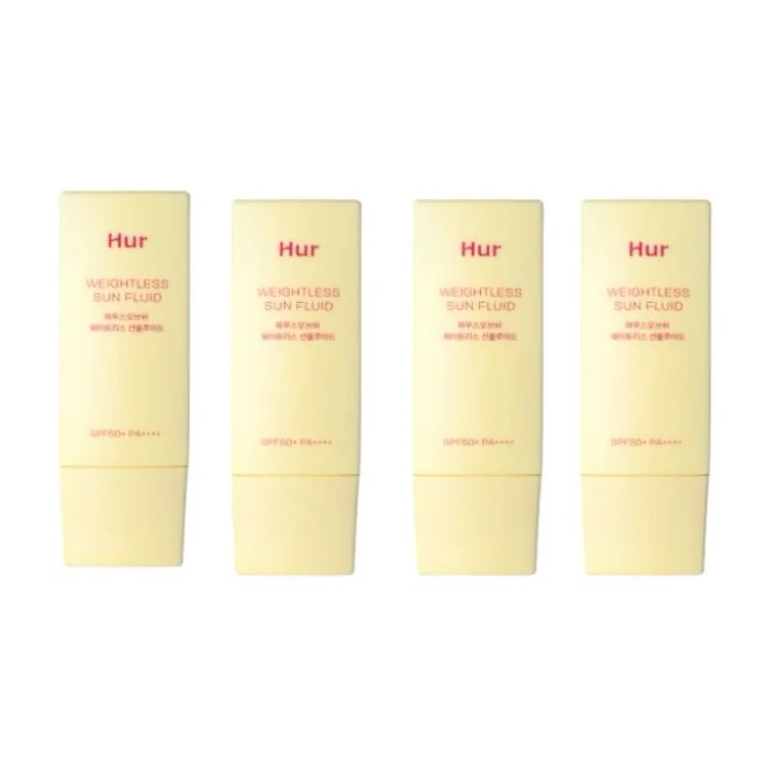HOUSE OF HUR - Weightless Sun Fluid SPF50+ PA++++ - 50ml (4ea) Set