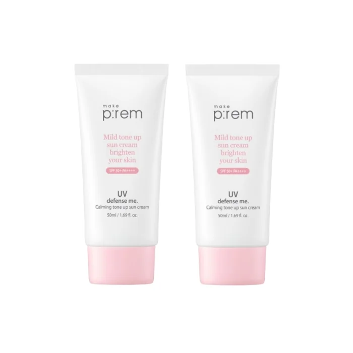 make p:rem UV Defense Me. Calming Tone Up Sun Cream (2ea) Set