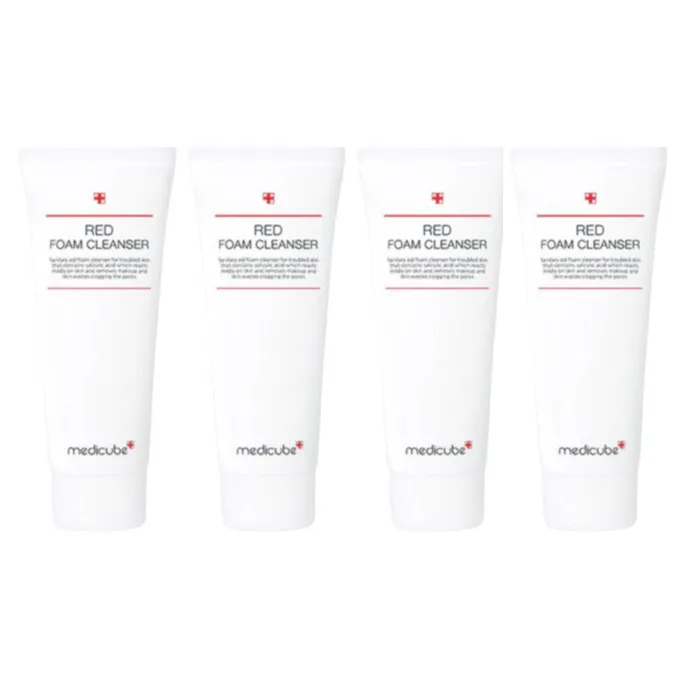 medicube - Red Foam Cleanser - 120ml (4ea)