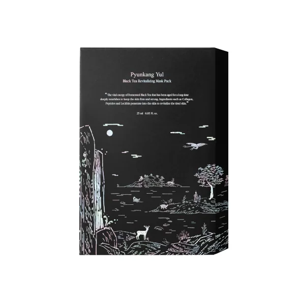 Pyunkang Yul - Black Tea Revitalizing Mask Pack - 10pcs