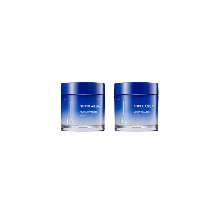MISSHA - Super Aqua Ultra Hyalron Cream - 70ml (2ea) Set