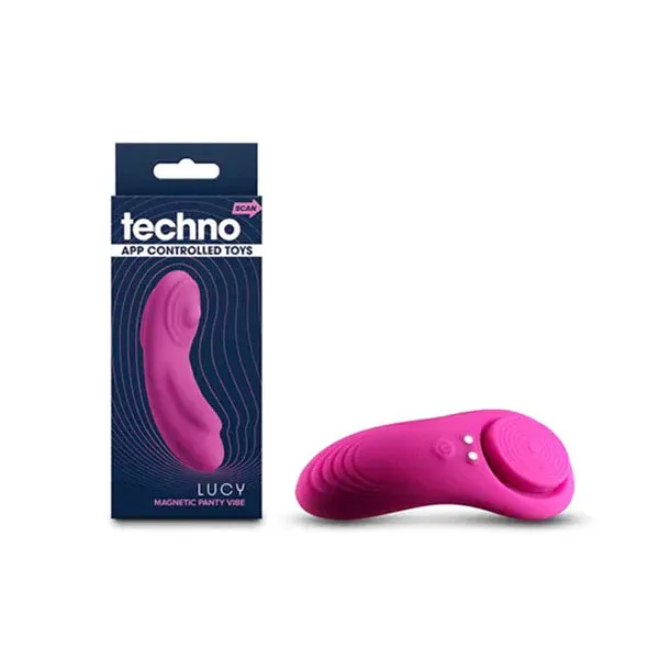 Techno Lucy Usb Rechargeable Panty Vibrator With App Control Magenta