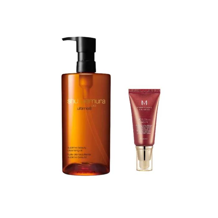 Missha X Shu Uemura M Perfect Cover BB Cream #23 Natural Beige X Shu Uemura - Ultime8 Sublime Beauty Cleansing Oil 450ml