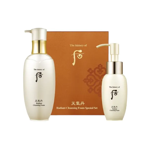 The History of Whoo - Cheongidan Radiant Cleansing Foam Special Set - 200ml + 50ml