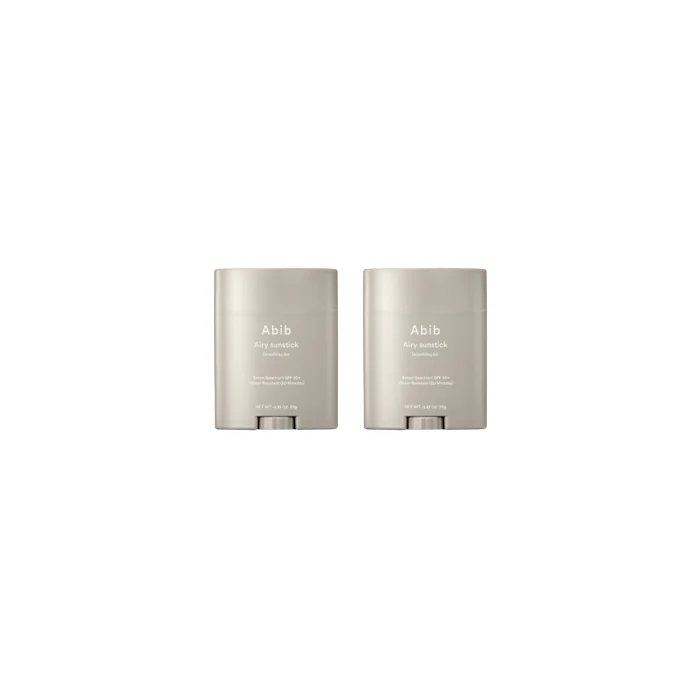 Abib Airy Sunstick Smoothing Bar SPF50+ PA++++ - 23g (2ea) Set