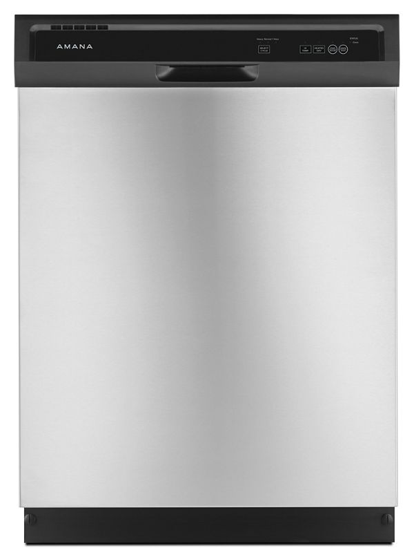 Amana Dishwasher with Triple Filter Wash System in Stainless Steel