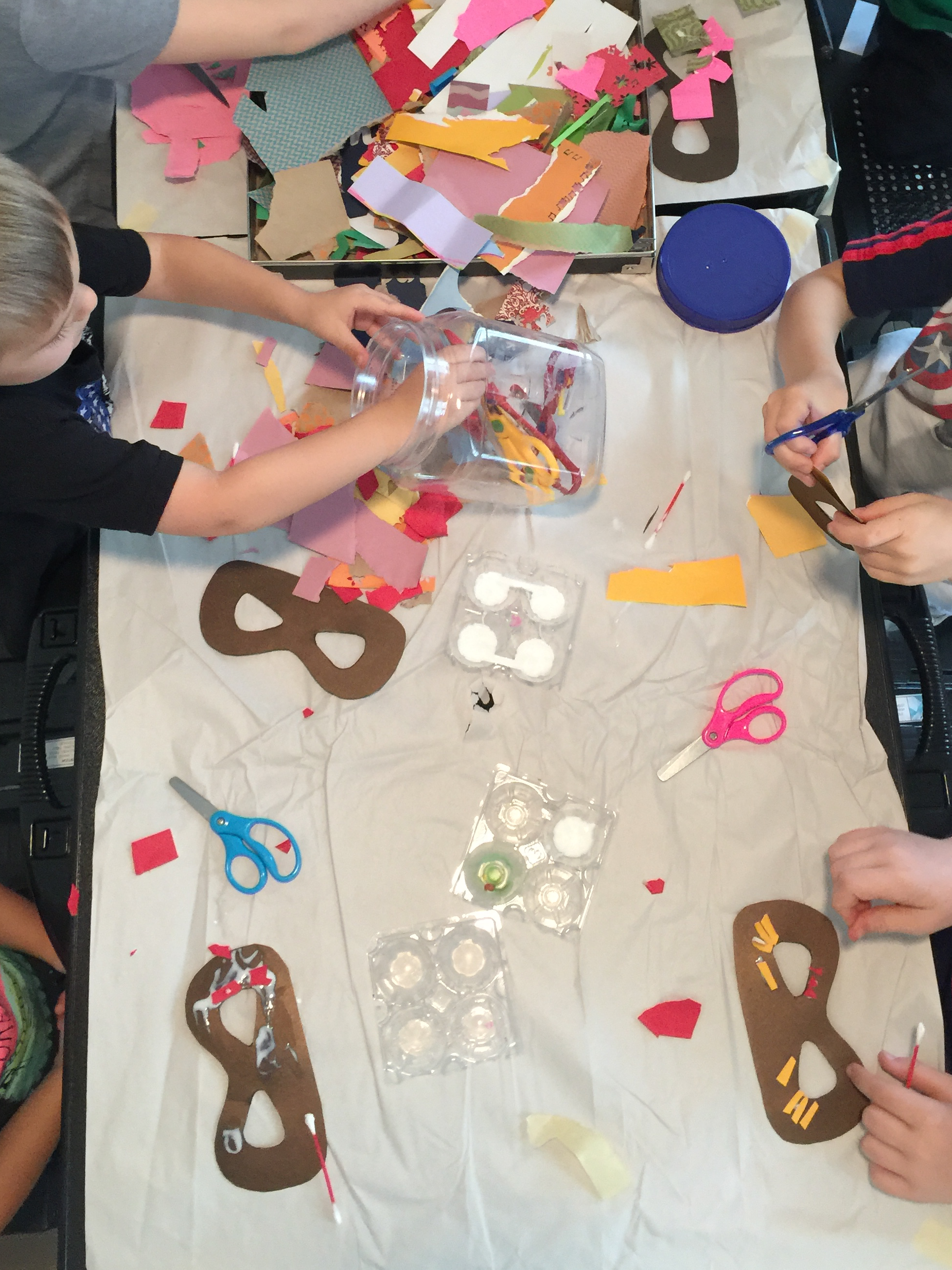 children's yoga and art birthday party