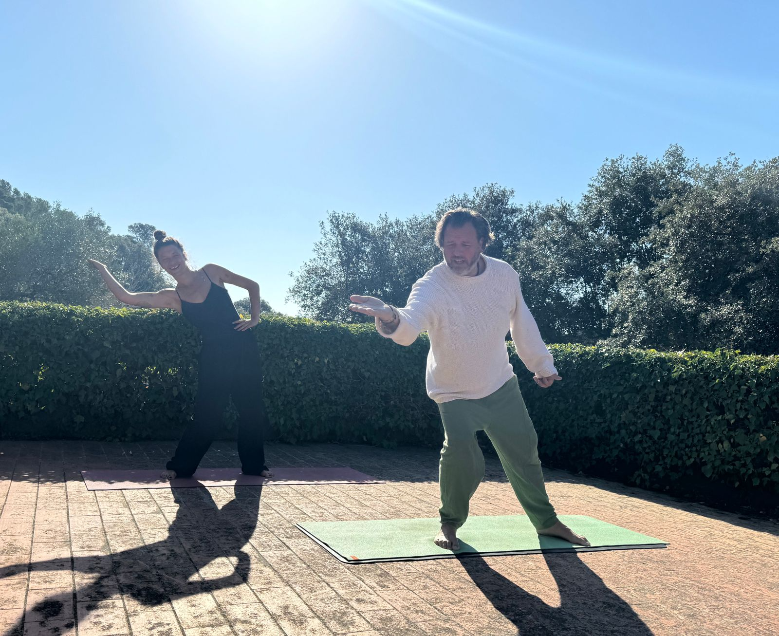 DonQiGong teaching Qi Giong Chi Kung on the Costa Brava Spain 