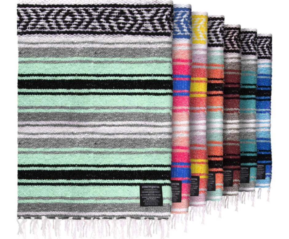 Authentic Extra Large Mexican Blanket (70"x50")
