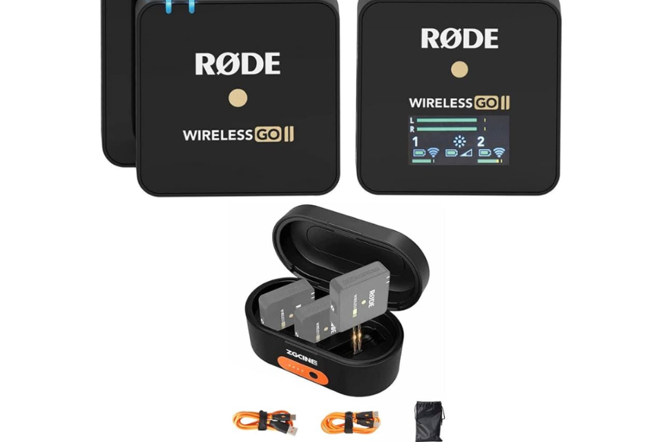 Amazon Associate link to rode wireless go II microphones