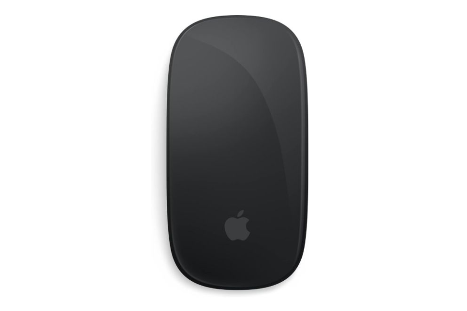 Apple Magic Mouse: Wireless, Bluetooth, Rechargeable. Works with Mac or iPad; Multi-Touch Surface - Black