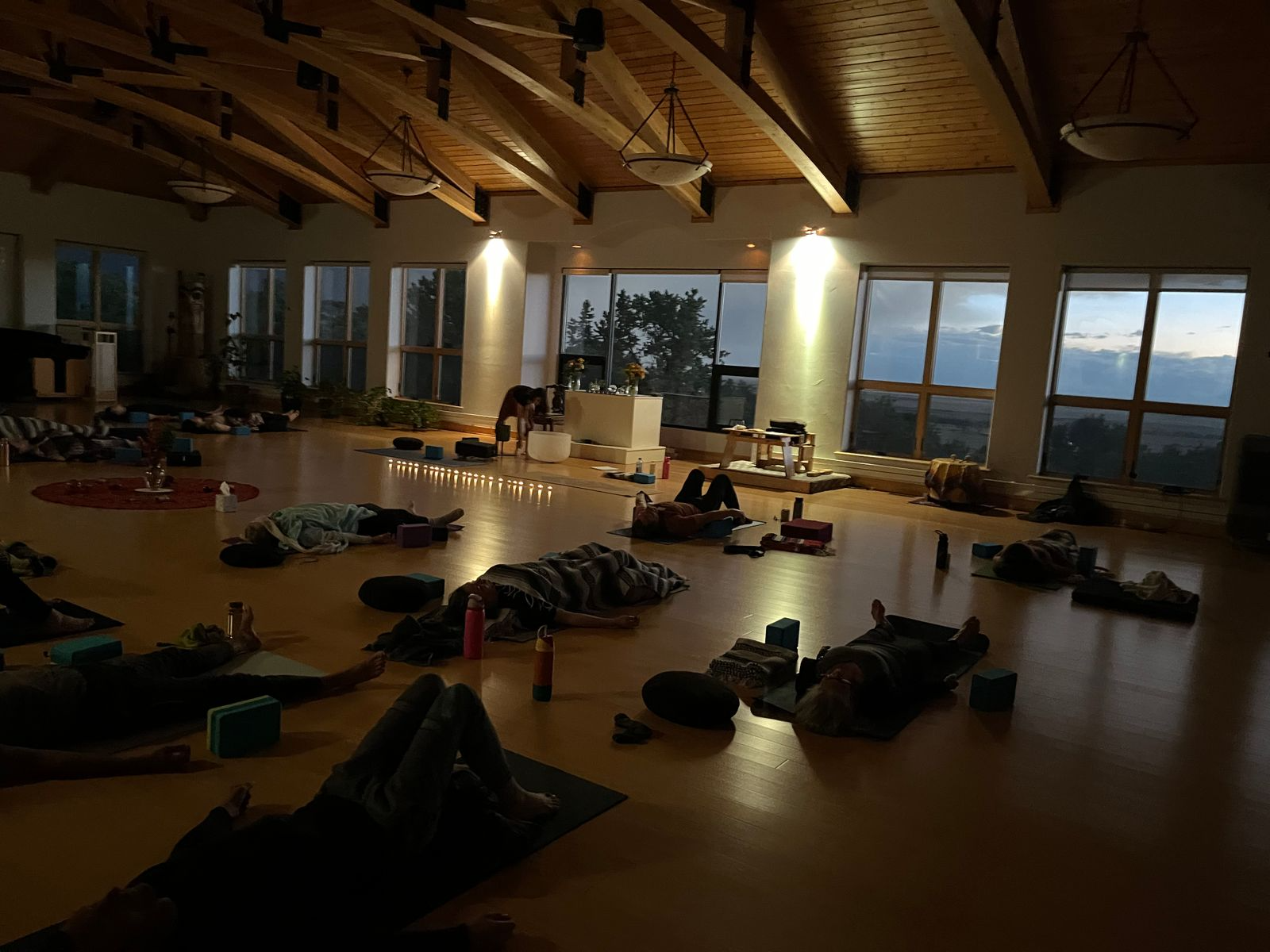 Milena with Monica White and John Espiosa at the Lyme Disease Community Fundraising Yoga Event