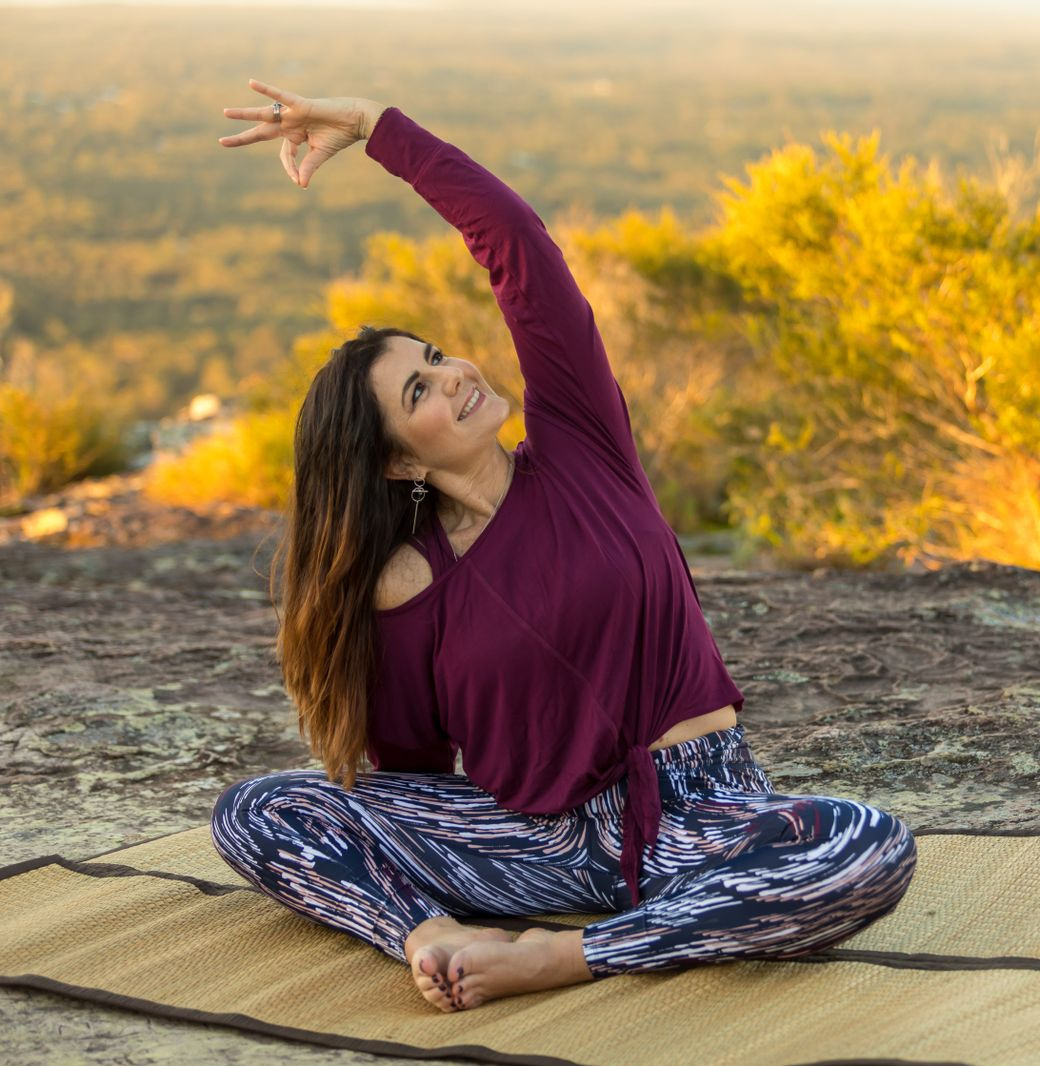 yoga woman midlife menopause