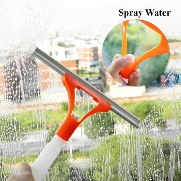 Glass Cleaner Wiper With Spray 1
