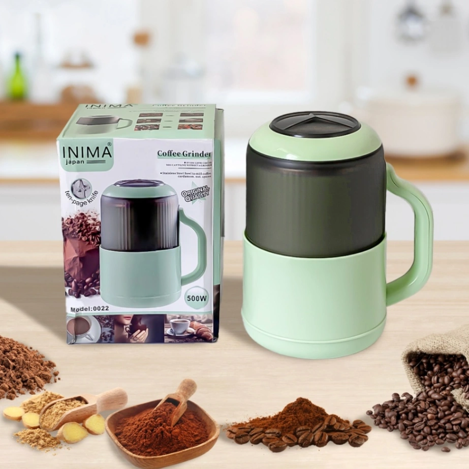 Inima Japan Electric Grinding Machine 1500 Watt, Multifunctional Grinding Machine For Coffee Beans Nuts Herb Spices, 1