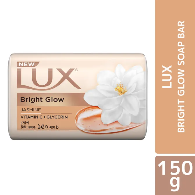 Lux Soap Bar Bright Glow 150g 1
