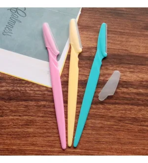 3pcs Colorful Eyebrow Trimmer Face Hair Removal Tools Women Eyebrow Shaver 1
