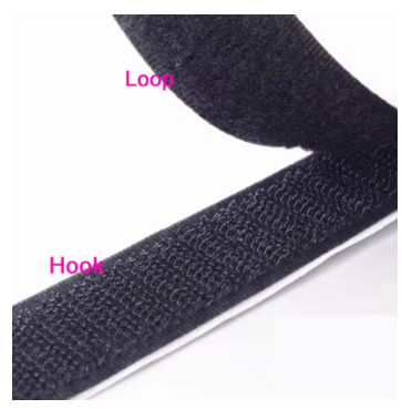 3cm x 1m Black Hook and Loop Fastener Tape | Strong Reusable Velcro Strap for Sewing, DIY, Cable Management &amp; Multi-Purpose Use 1