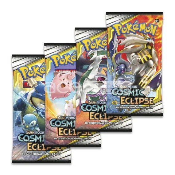 Pokemon TCG Trading Card Game Cosmic Eclipse Set - 4 Packets 32 Cards 1