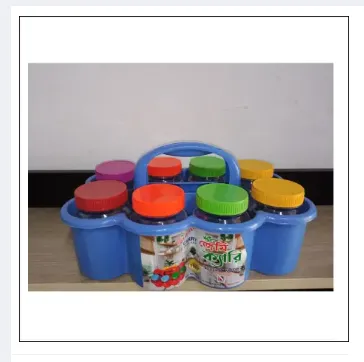 Kitchen Spice kuta 8 Piece set, Plastic Spice 8 Piece Box Set 1