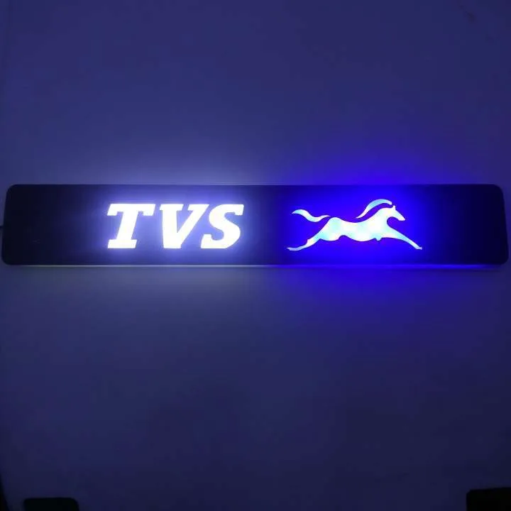 Motorcycle Front Brand Logo Led Light For Bike 1