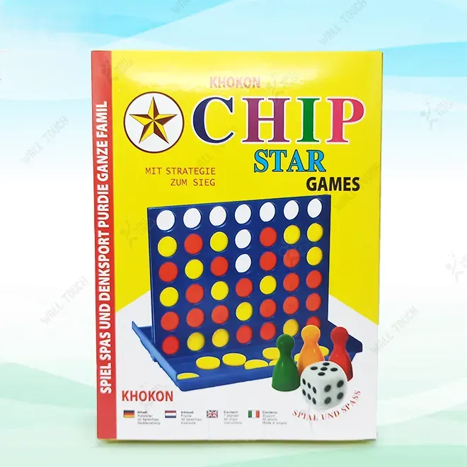 Classic Connect 4 Chip Star Games Set - Family Matching Game Large Size 1