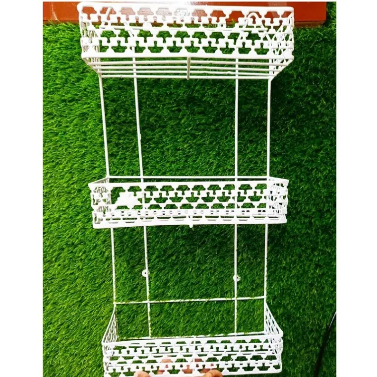 3 Tier Wall Hanging Shelf, Wall Hanging Storage Organizer Self / Rack 1