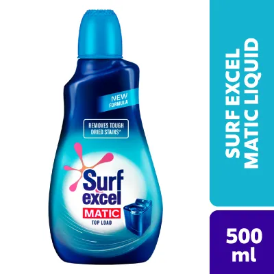 Surf Excel Matic Liquid Detergent Top Load 500ml 1