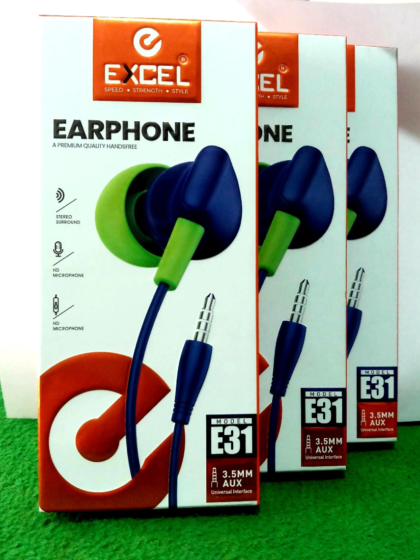 Excel E-31 Wired Magnetic Headphone 1