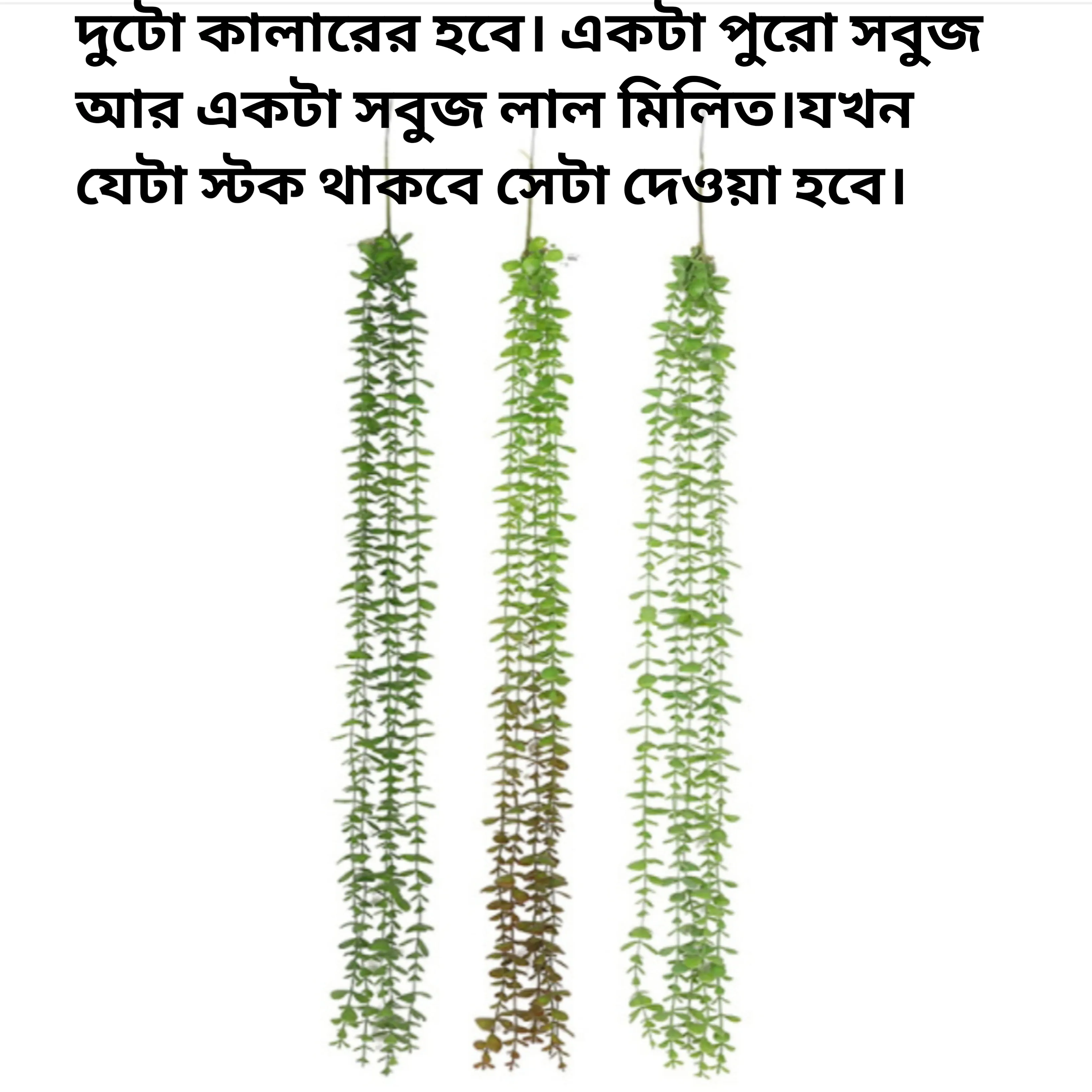 Artificial Carambola leaves (9 bunches of 22 inches each with clams) 1