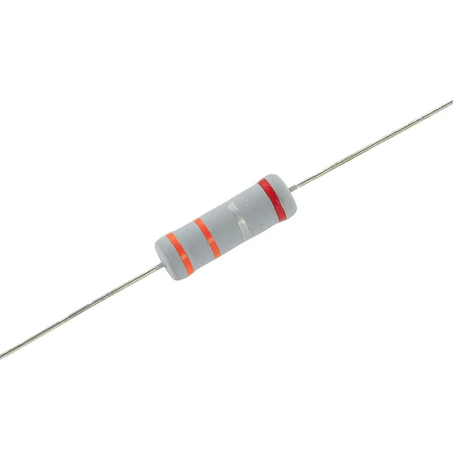 5 pcs 0.33 ohm 2 watt Two watt Resistor ±5% 0.33Ω 0.33 ohms Metal Oxid Film Resistance 1