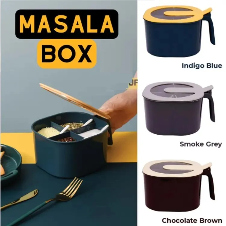 Spice Box 4 in 1- Masala Box - Spice Containers - Kitchen Spice Box - kitchen spice containers 1