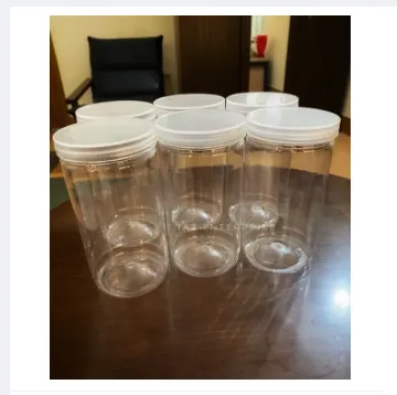 Premium Plastic Jar For Masala Stroage 1000ml (6pcs) 1