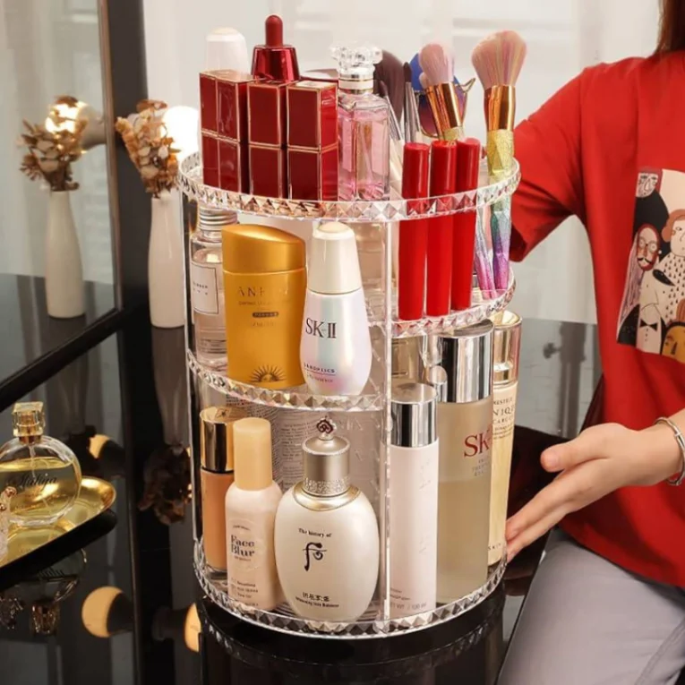 360 Degree Rotation Cosmetic Organizer 1