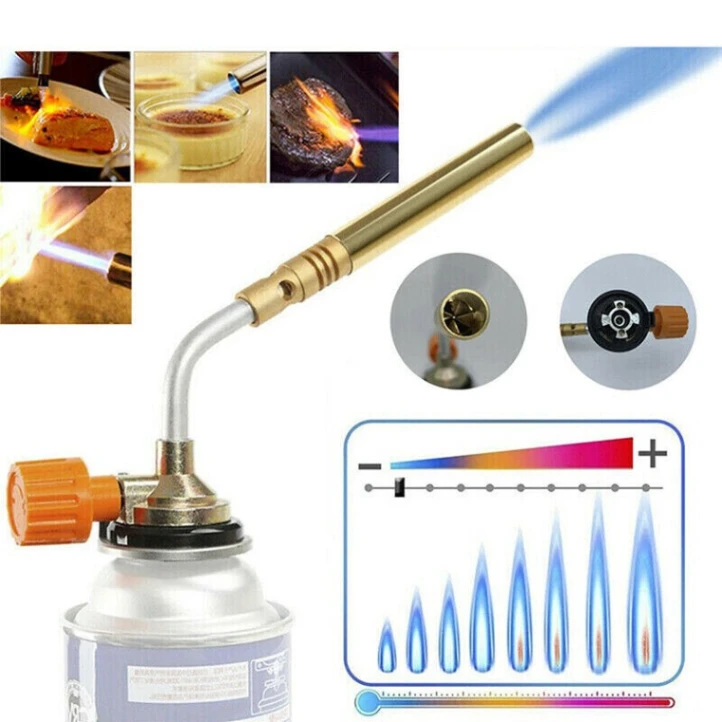 Butane Gas Flame Gun Burner For BBQ, Welding, Kitchen, Baking 1