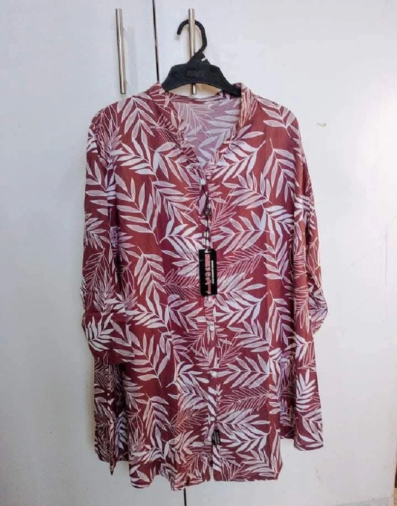 China linen fabric kurti dress 1