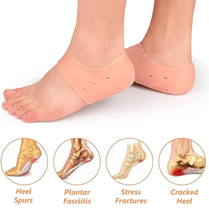 Silicone Heel Anti-Crack Set for men and women 1