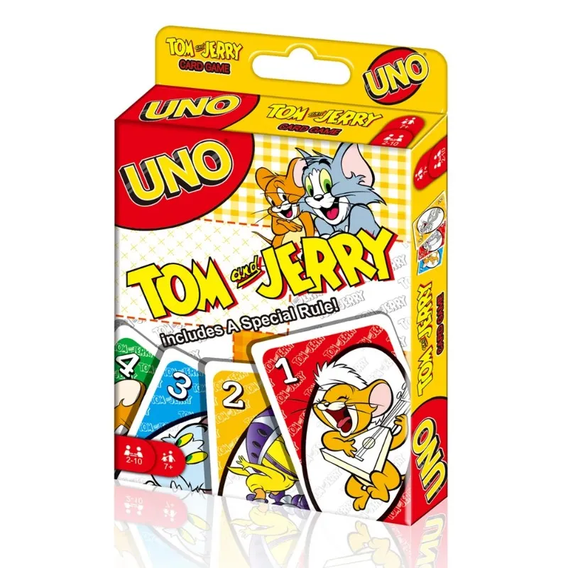 Anime UNO Games TOM AND JERRY Card Game Cartoon Family Funny Entertainment Board Game Poker Cards 1