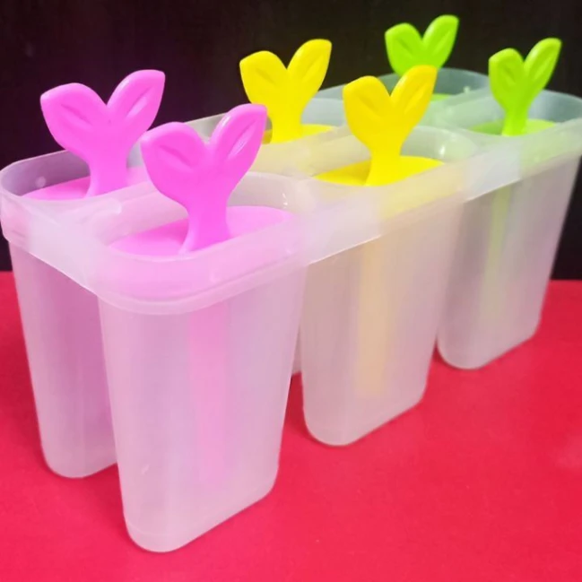 Ice Cream Mold (Oval) Ice Cream Lolly Mold for home use - 6 pcs 1