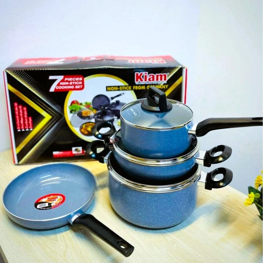 Kiam 7 Pcs Non-Stick Cooking Set (For Gas Stove) 1