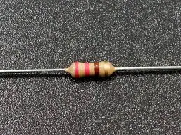 20Pcs 220 Ohm Resistor 220 Ohm Carbon Film Resistor 220 Ohm 1/4W Resistance 0.25 Watt 5% Tolerance Fixed Resistors For Passive Components Parts 1