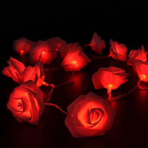 Red Rose Flower Fairy String Light 20 LEDs(Small size) 1
