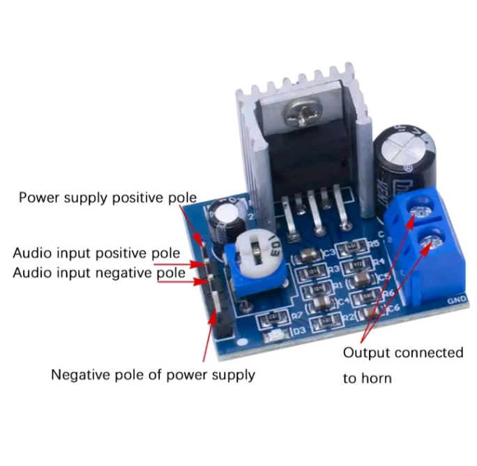 Tda 2030 audio amplafire circuit 10-15w 1 pcs 1