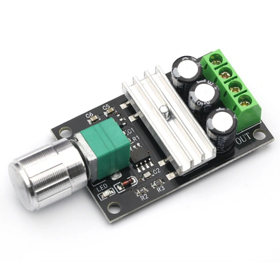 PWM DC motor speed regulator 3A speed switch 6V-28V speed adjustment switch function 1